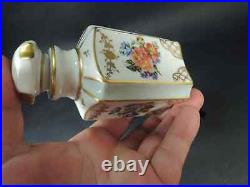 Vtg. Perfume Bottle-Couleuvre France Pate de Limoges-Snake Mark-hand painted