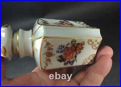 Vtg. Perfume Bottle-Couleuvre France Pate de Limoges-Snake Mark-hand painted