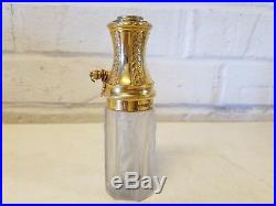 Vtg Possibly Ant Twist Pump Etched R. Lalique Art Glass Atomizer/Perfume Bottle