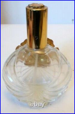 Vtg RARE CHERUB FAIRY Angel PERFUME Fragrance Bottle French Crystal VCA VANITY