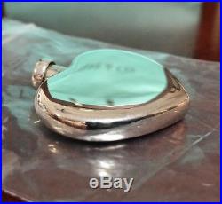 Vtg Sterling Silver Tiffany & Co Heart Perfume Bottle Mint Old TC Mark