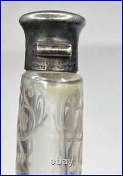 Vtg Tiffany & Co Sterling Silver & Glass Laydown Scent/fragrance/perfume Bottle Vtg Tiffany & Co Sterling Silver & Glass Laydown Scent/fragrance/perfume Bottle