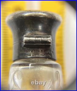 Vtg Tiffany & Co Sterling Silver & Glass Laydown Scent/fragrance/perfume Bottle Vtg Tiffany & Co Sterling Silver & Glass Laydown Scent/fragrance/perfume Bottle