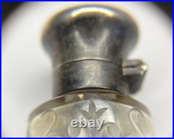 Vtg Tiffany & Co Sterling Silver & Glass Laydown Scent/fragrance/perfume Bottle Vtg Tiffany & Co Sterling Silver & Glass Laydown Scent/fragrance/perfume Bottle