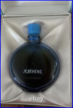 Vtg WORTH Je Reviens Parfum Paris 1 Fl. Oz. LALIQUE bottle (1/5 full) w box Vtg WORTH Je Reviens Parfum Paris 1 Fl. Oz. LALIQUE bottle (1/5 full) w box