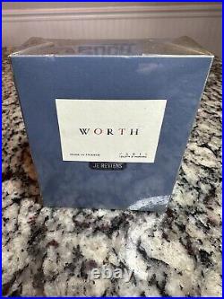 Vtg WORTH Je Reviens Parfum Paris 1 Fl Oz. LALIQUE bottle Unopened box ULTRARARE