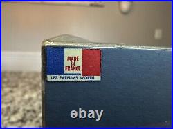 Vtg WORTH Je Reviens Parfum Paris 1 Fl Oz. LALIQUE bottle Unopened box ULTRARARE