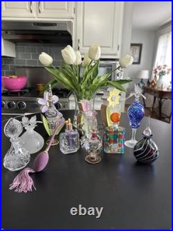 Women's Vintage Perfume Bottles. Never Held Empty. Lot Of 9