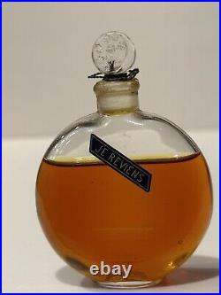 Worth Perfume Je Reviens Vintage Paper Label Glass Stopper WithString 7/8ths Worth Perfume Je Reviens Vintage Paper Label Glass Stopper WithString 7/8ths