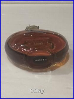 Worth Perfume Je Reviens Vintage Paper Label Glass Stopper WithString 7/8ths Worth Perfume Je Reviens Vintage Paper Label Glass Stopper WithString 7/8ths
