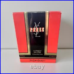YSL Paris Perfumed Body Lotion 200ml Vintage 1993-95 Cream Bottle withBox & Pump